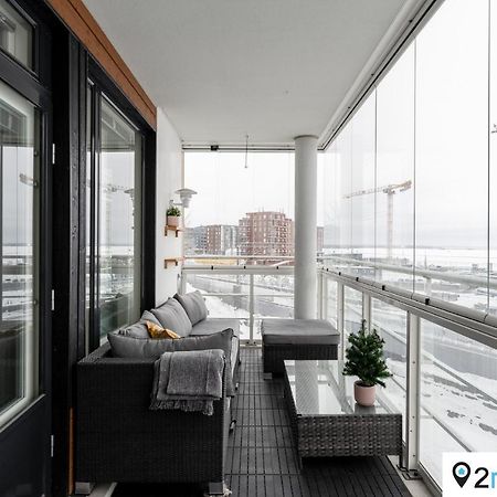 2Ndhomes Tampere "Naesijaervi" Luxury Apartment - Sauna, Balcony & Lake View Exterior photo